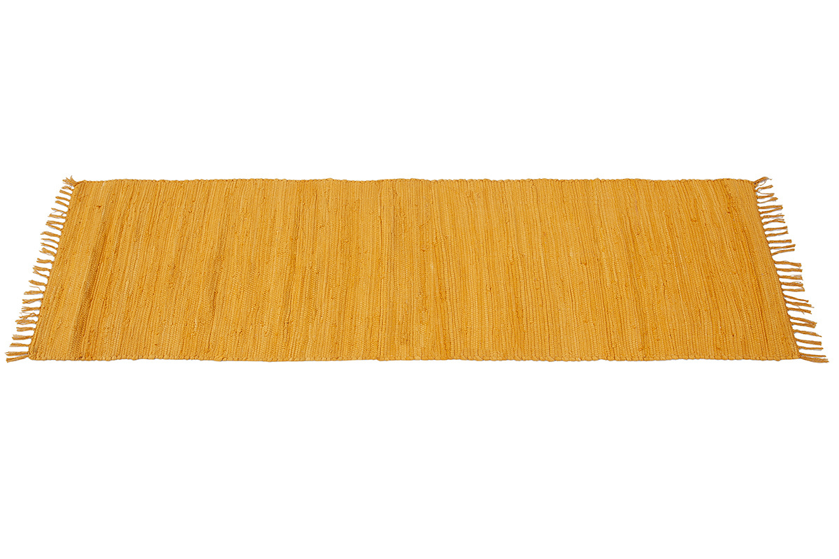 Alfombra de pasillo color amarillo comino 60נ200 cm AUBAGNE