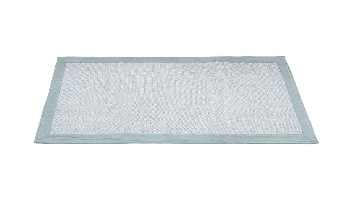 Alfombra de pasillo de algodn azul perla 60נ200cm ASTER
