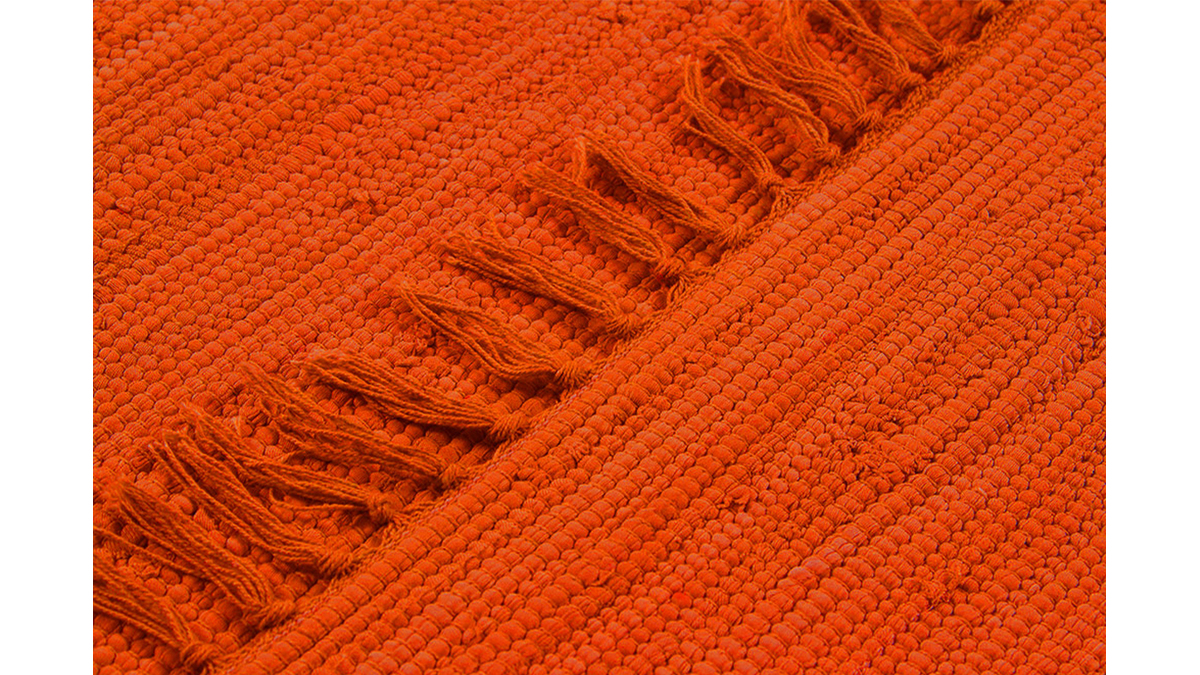 Alfombra de pasillo naranja 60 x 200 cm AUBAGNE