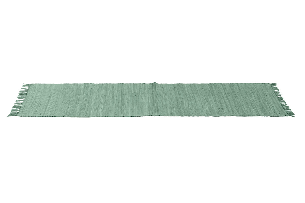 Alfombra de pasillo verde celadn 60 x 200 cm AUBAGNE