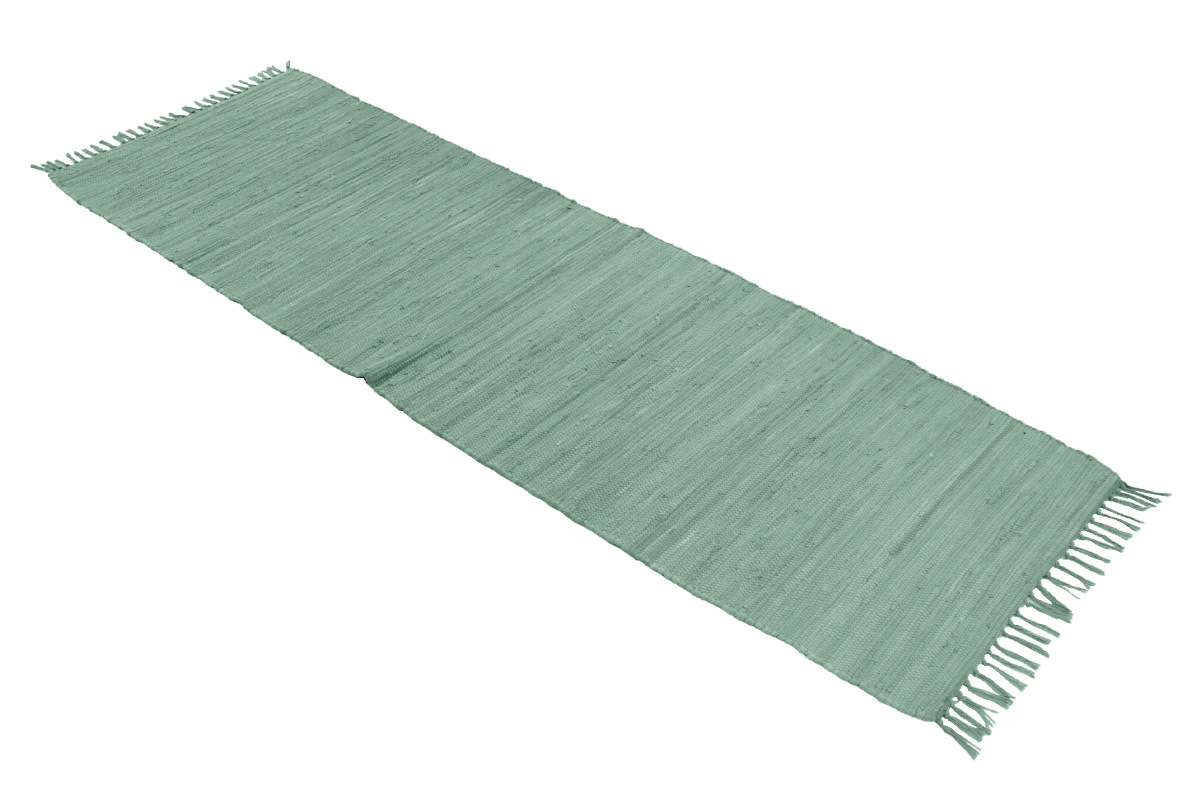 Alfombra de pasillo verde celadn 60 x 200 cm AUBAGNE
