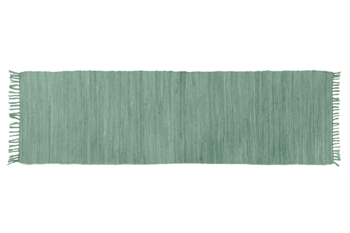 Alfombra de pasillo verde celadn 60 x 200 cm AUBAGNE