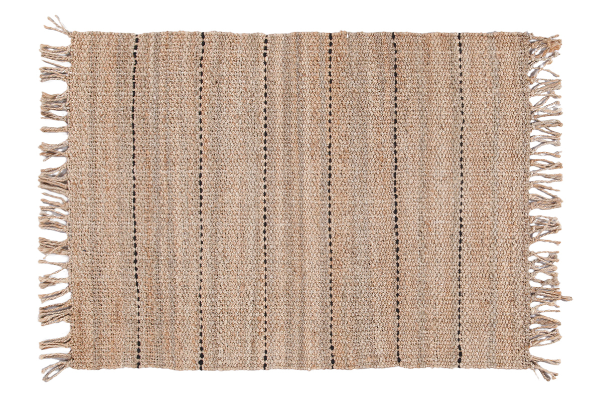 Alfombra de yute tejida a mano 60נ120cm CASTAVI