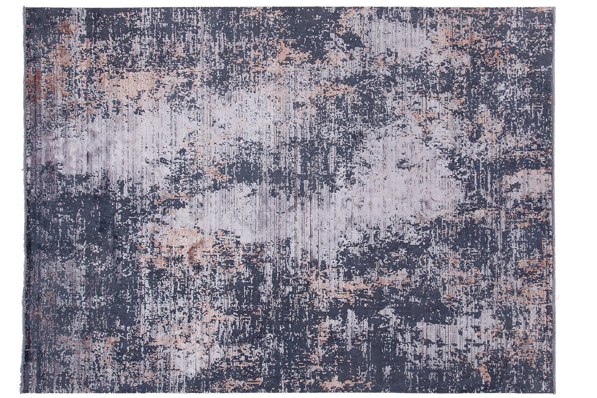 Alfombra efecto desgastado verde 160 x 230 cm PERRE