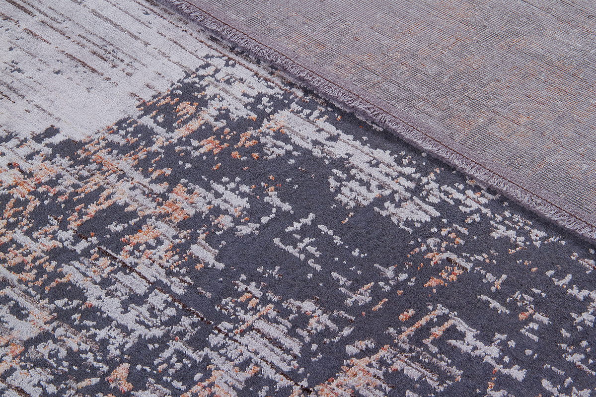 Alfombra efecto desgastado verde 160 x 230 cm PERRE