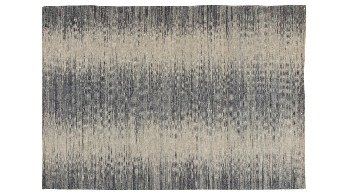 Alfombra en lana gris 160 x 230 cm IKAT