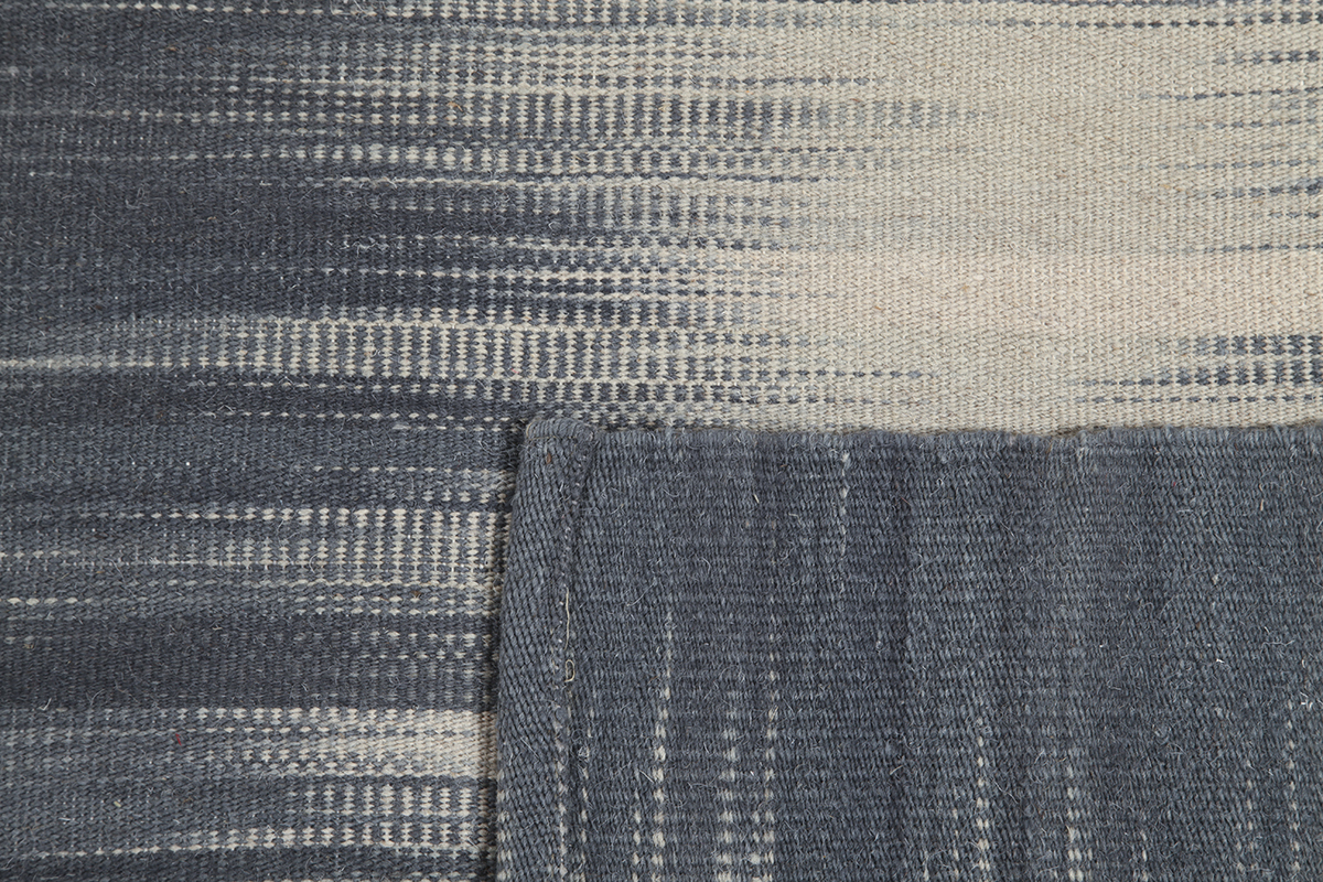 Alfombra en lana gris 160 x 230 cm IKAT