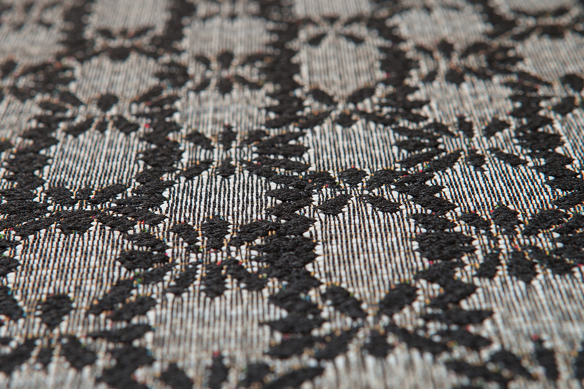 Alfombra gris 120x170cm OASIS