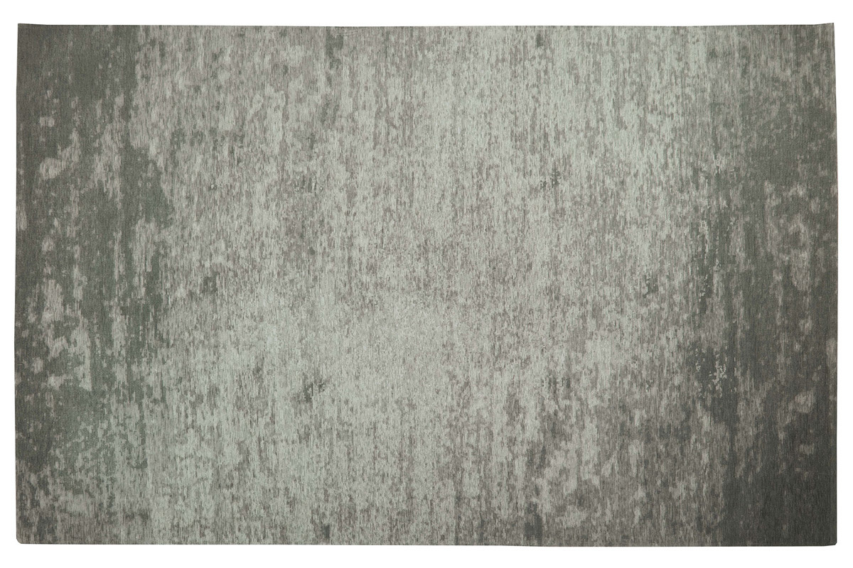 Alfombra gris acrlico-algodn 155x230 STONE