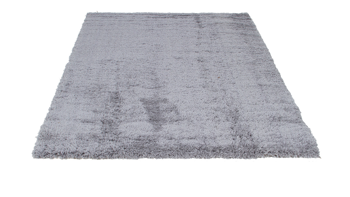 Alfombra gris antracita 160x230 cm PLUMA