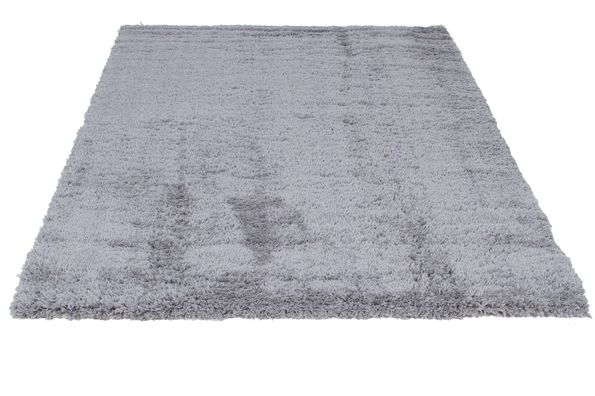 Alfombra gris antracita 160x230 cm PLUMA