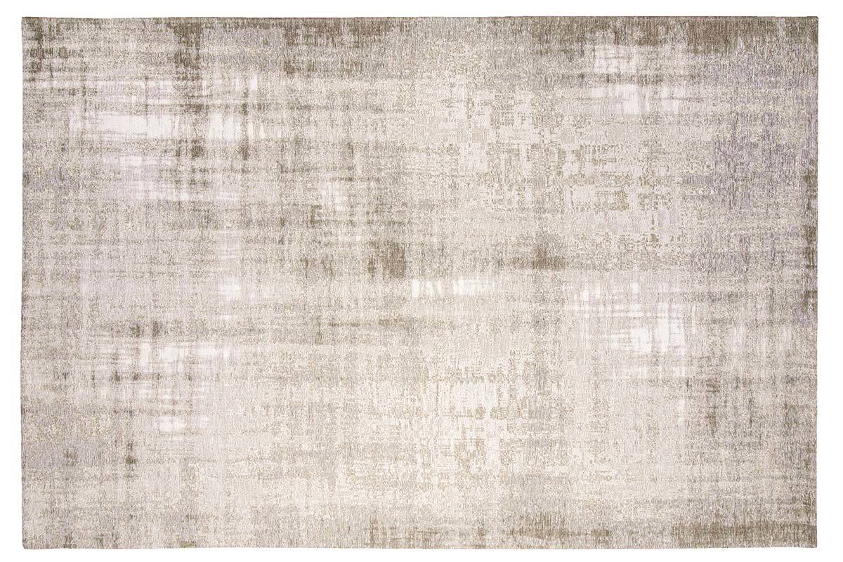 Alfombra gris claro acrlico y algodn 155x230 USED
