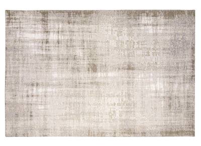 Alfombra gris claro acr&iacute;lico y algod&oacute;n 155x230 USED