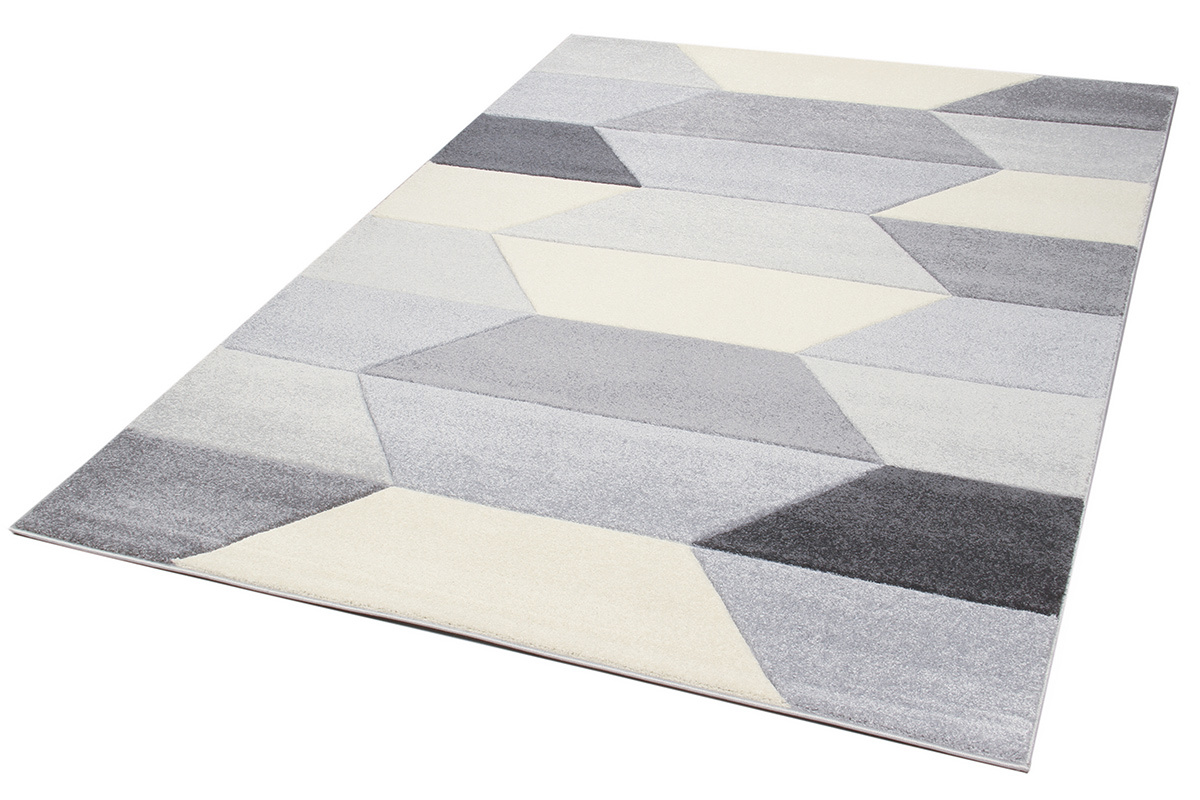 Alfombra gris gris 160 x 230 cm NAVETTE