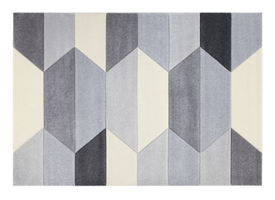 Alfombra gris gris 160 x 230 cm NAVETTE