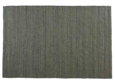 Alfombra gris yute 170x240cm GUNNY