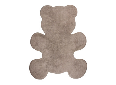 Alfombra infantil en algodón topo 80x100 cm TEDDY - Alfombra infantil en algodón topo 80x100 cm TEDDY