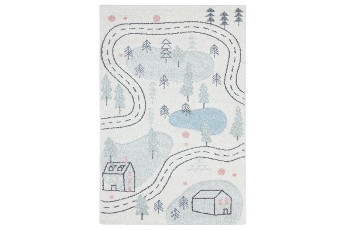 Alfombra infantil motivo carretera 100 x 150 cm NINO