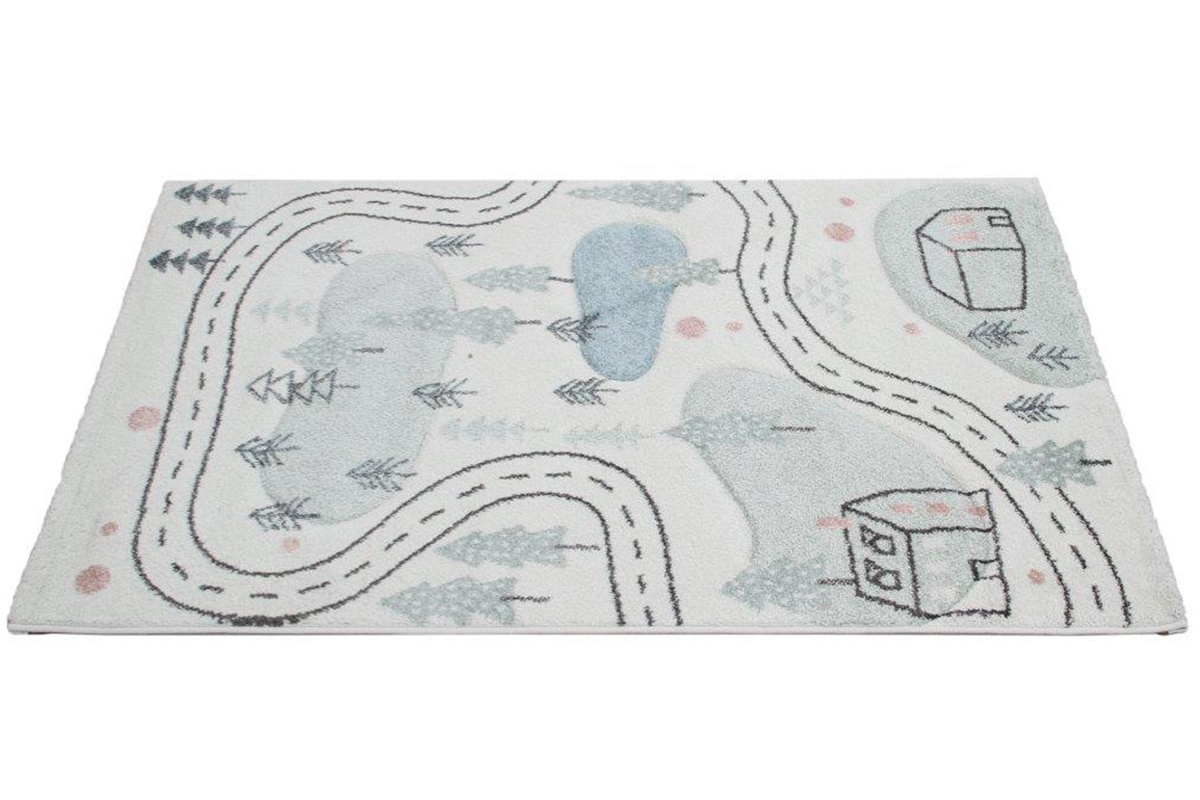 Alfombra infantil motivo carretera 100 x 150 cm NINO