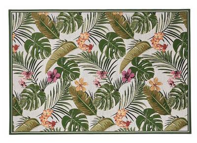 Alfombra interior exterior con motivos multicolores 123 x 180 cm TAHIA