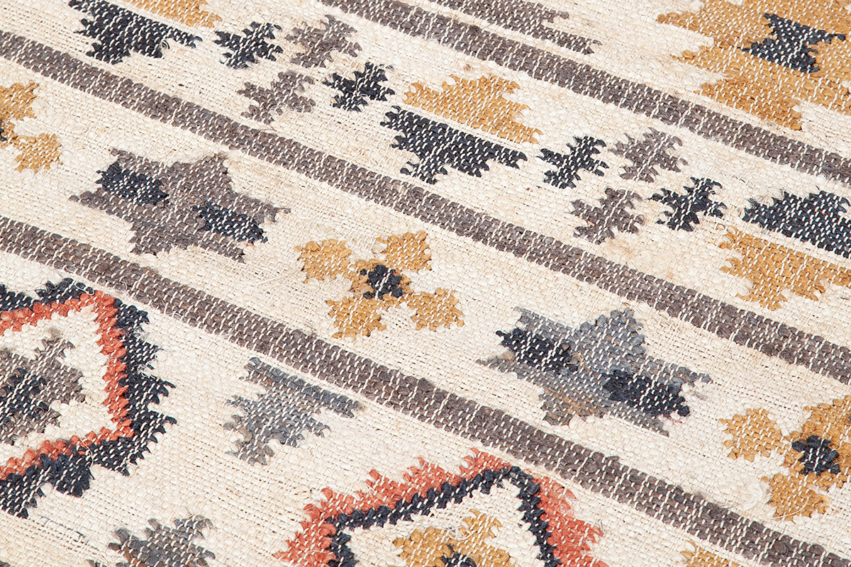 Alfombra Kilim tejida a mano en yute 160 x 230 cm INCAS