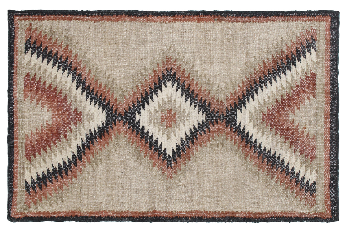 Alfombra kilim tejida a mano en yute160 x 230 cm DAKOTA