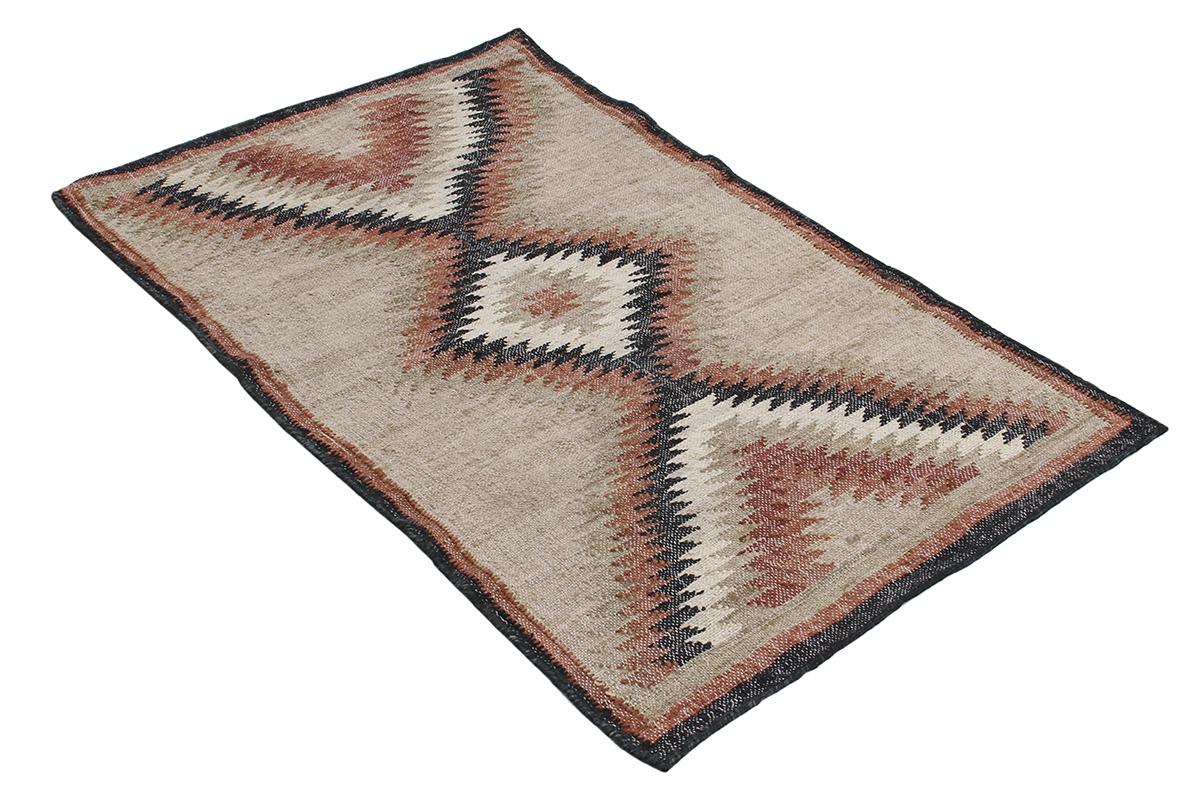 Alfombra kilim tejida a mano en yute160 x 230 cm DAKOTA