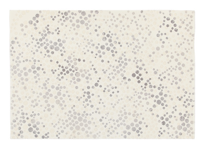 Alfombra marfil con motivos 160 x 230 cm BULLES