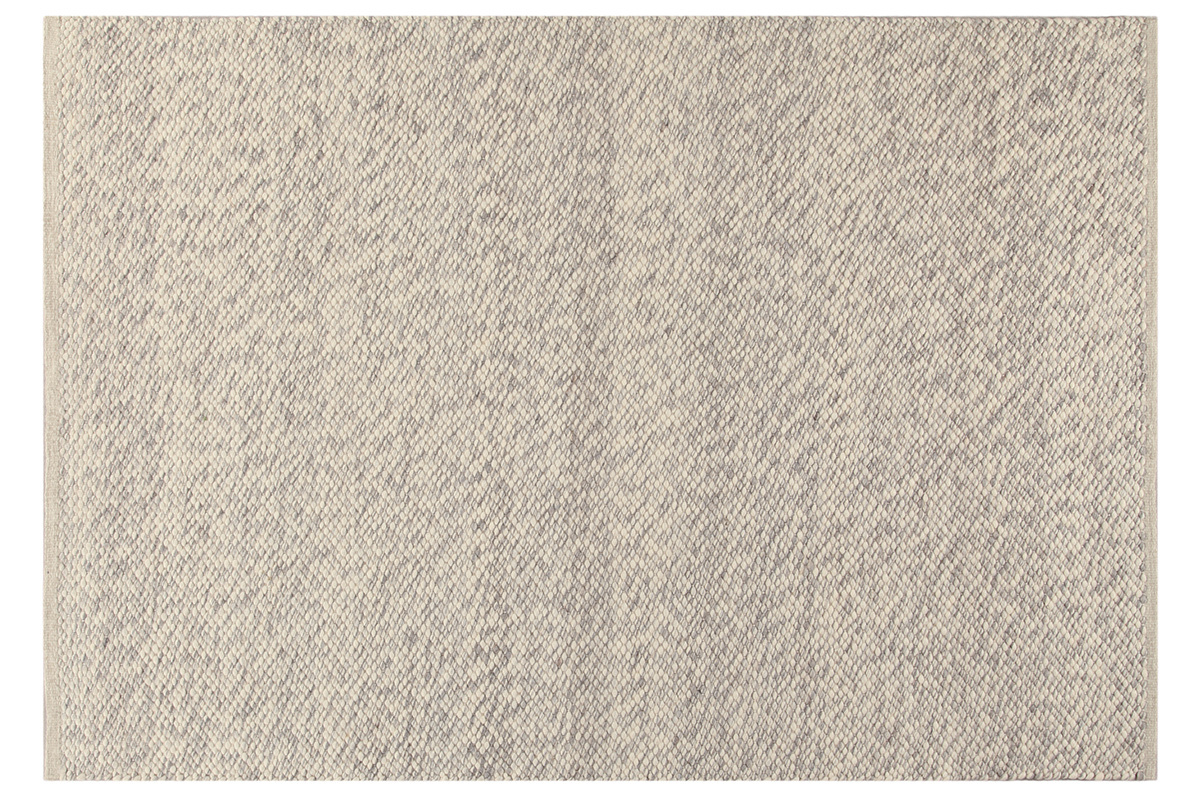 Alfombra marfil en lana 140 x 200 cm WOOL