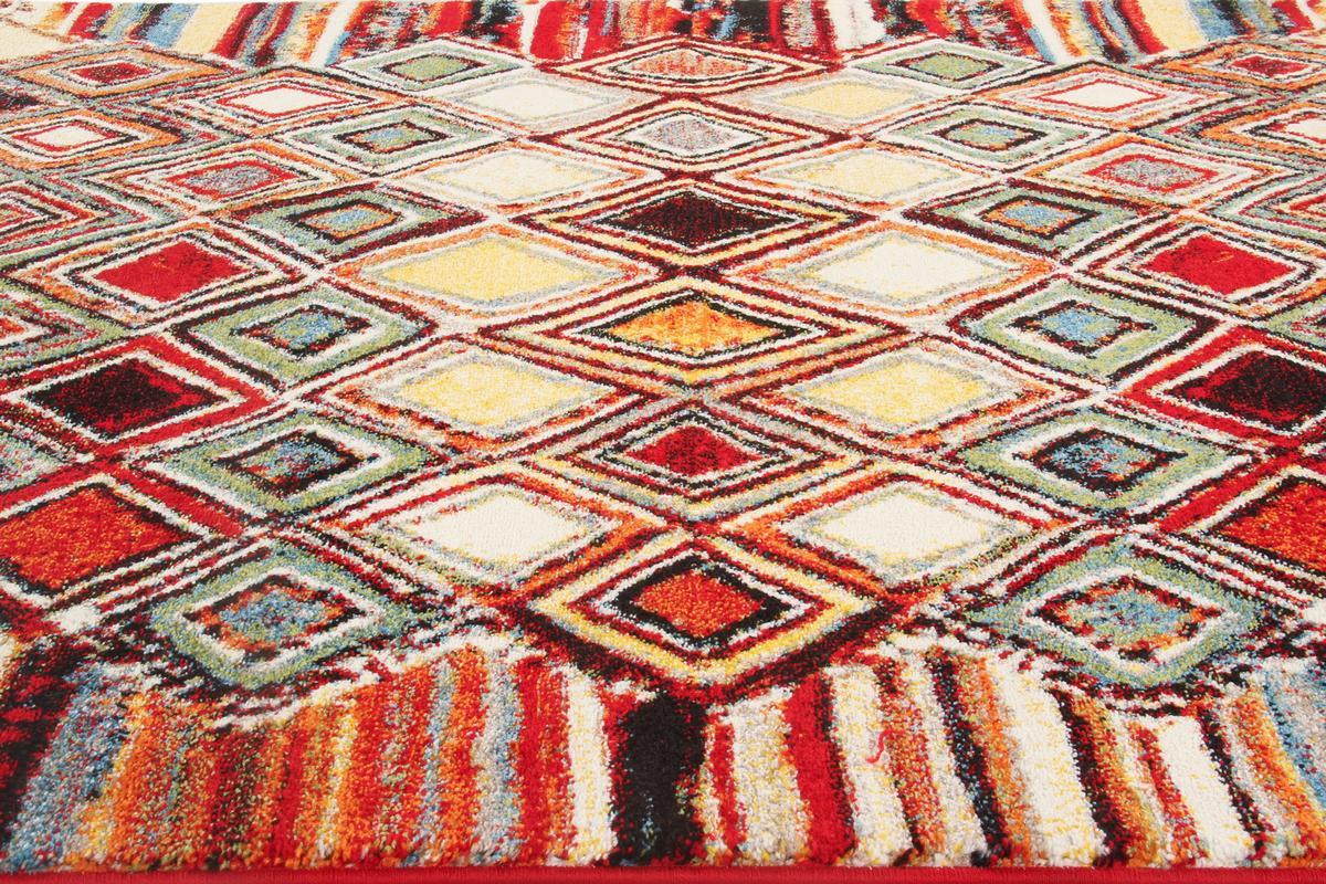 Alfombra motivos multicolor 160 x 230 cm HOLI