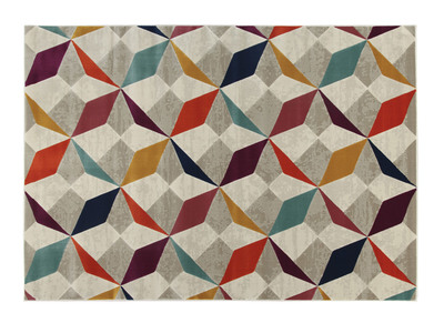 Alfombra multicolor 160 x 230 cm DAUDET