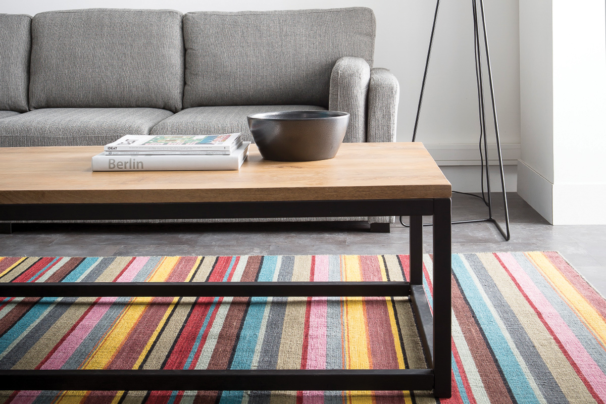 Alfombra multicolor 200x300cm RAINBOW