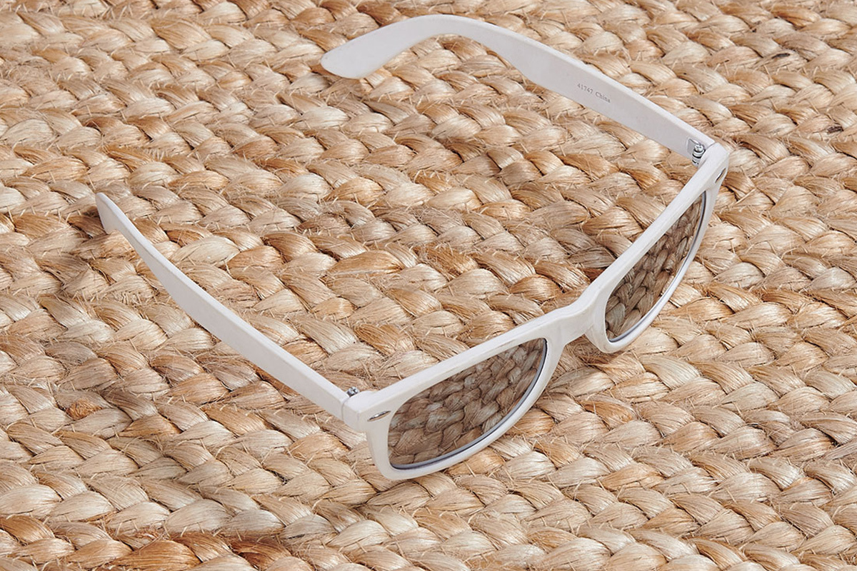 Alfombra natural en yute 160 x 230 cm PALKI