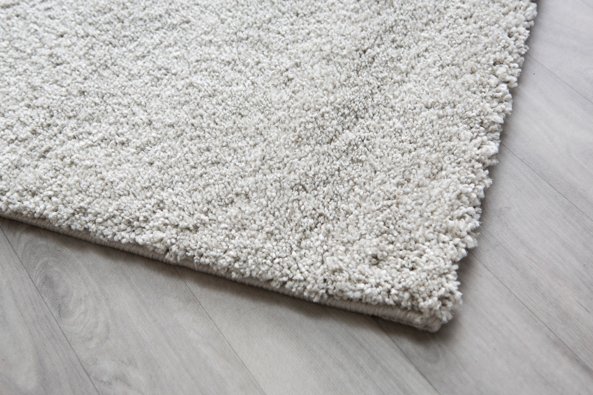 Alfombra plateada polipropileno 120x170 CLOUD