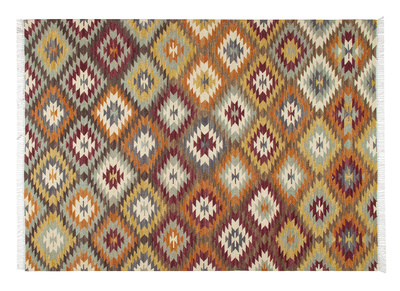 Alfombra rectangular berber&iacute; multicolor 160 x 230 cm IZMIR