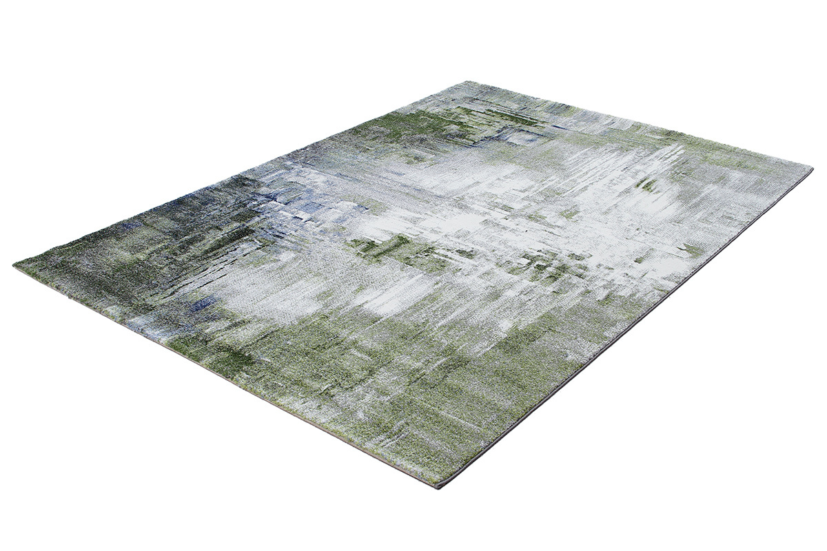 Alfombra rectangular PRIMO 160 x 230 cm, motivo abstracto en perspectiva, fondo en degradado.