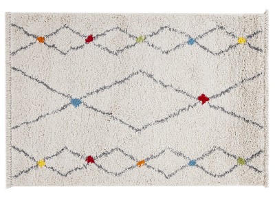 Alfombra rectangular con motivos de diamantes 200 x 300 cm LIO