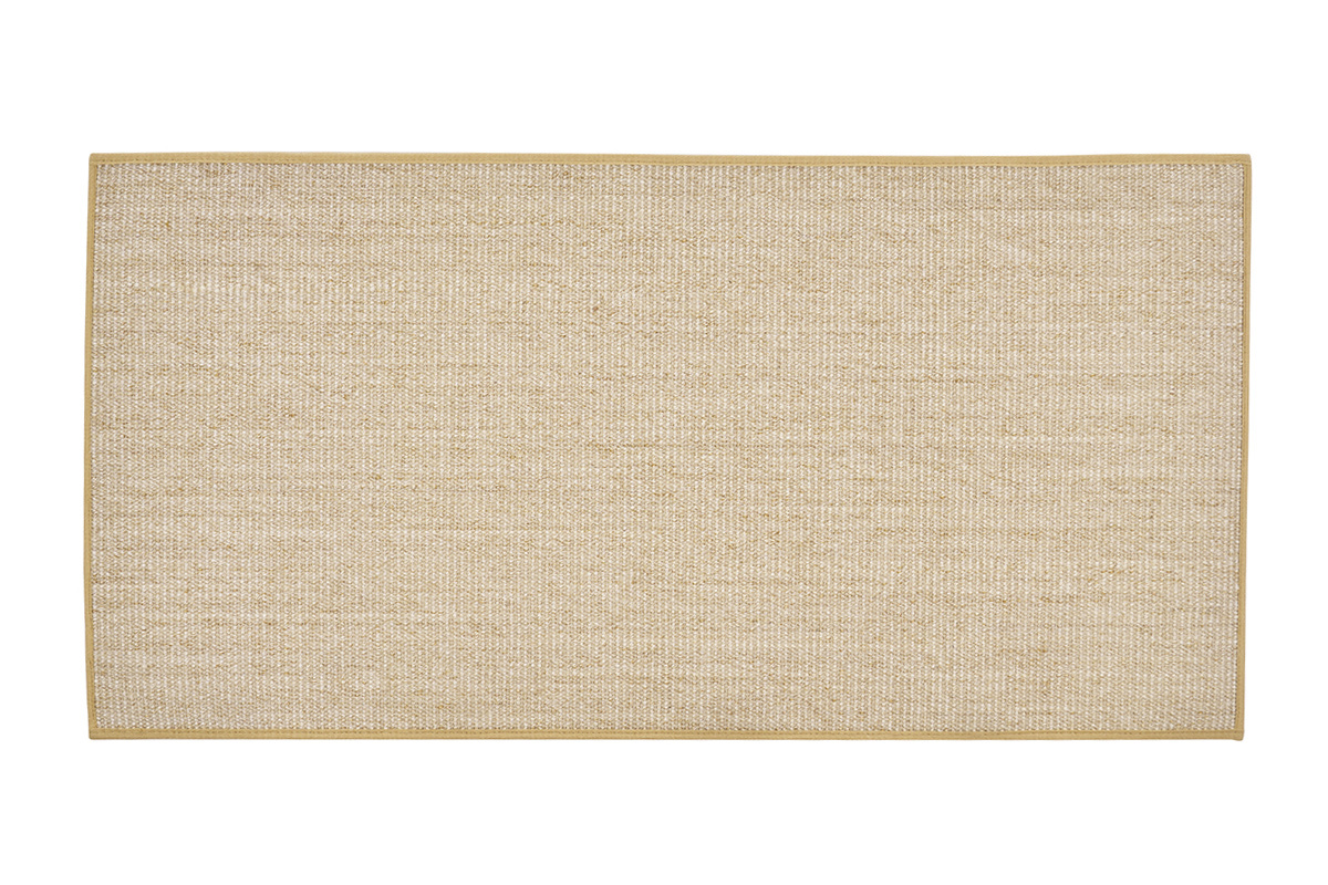 Alfombra rectangular de sisal y yute 60 x 120 cm JOTA