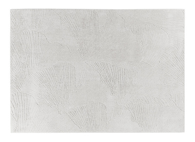 Alfombra rectangular marfil con motivos 160 x 230 cm SISSI