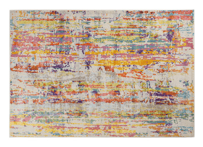 Alfombra rectangular multicolor 160 x 230 cm DOJA