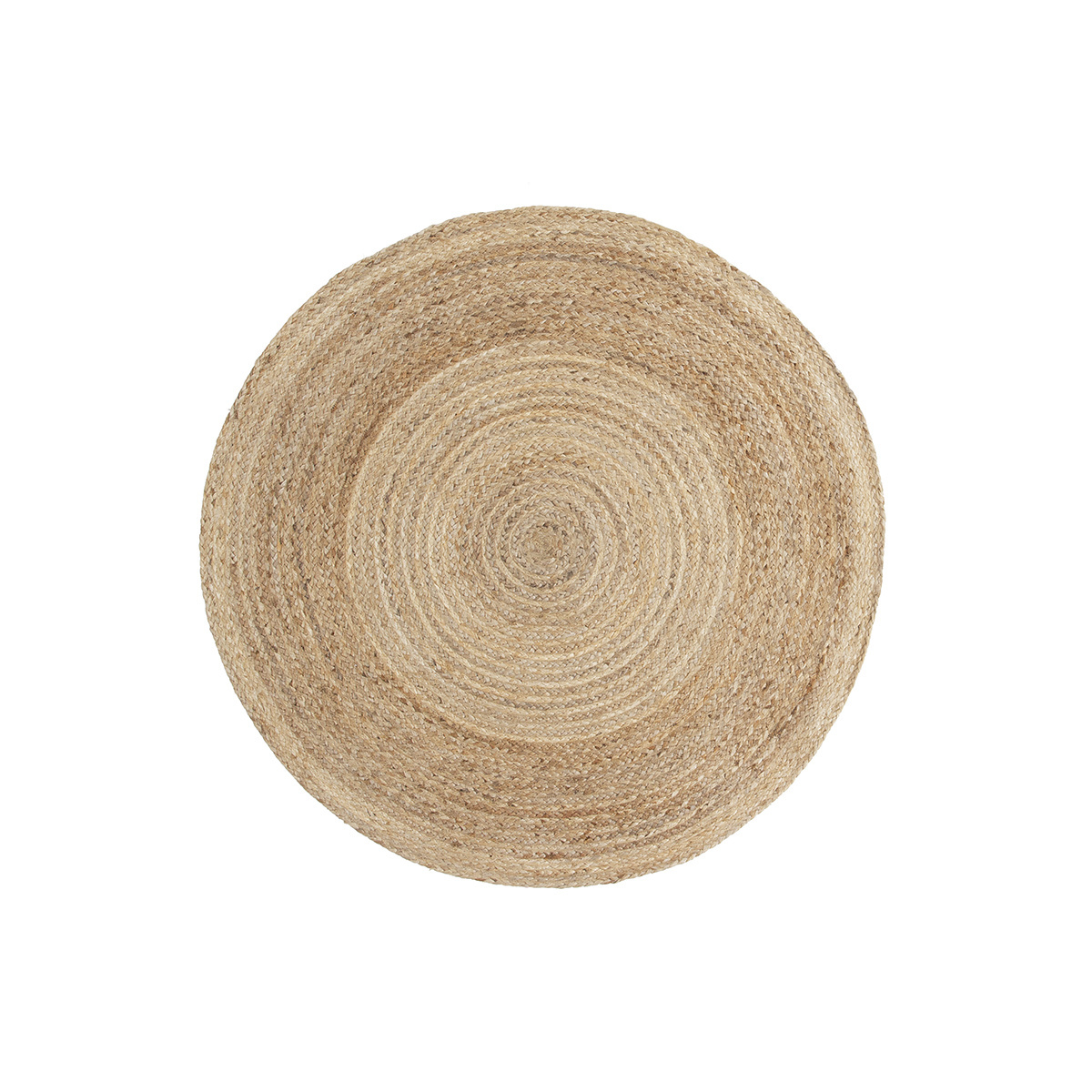 Alfombra redonda de yute natural D120 cm MATA