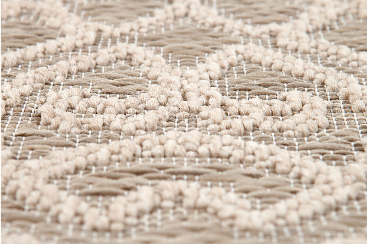 Alfombra redonda natural 160 cm MOZAIC