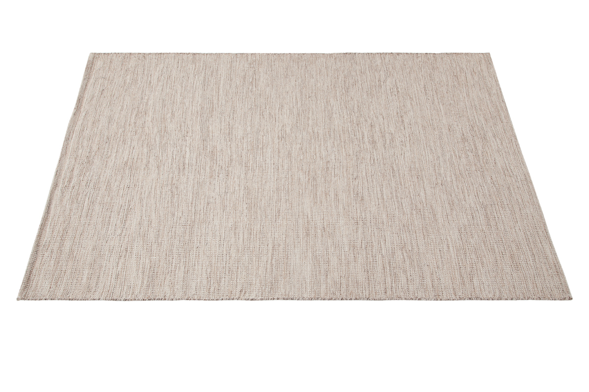 Alfombra tejida a mano blanca jaspeado 160נ230cm SIMBEL