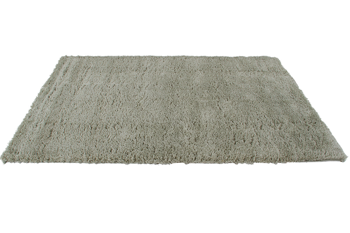 Alfombra verde gris�ceo 160x230 cm PLUMA