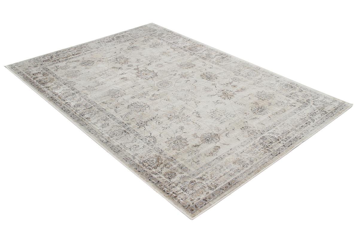 Alfombra vintage de viscosa con estampado gris 160נ230cm RYAD