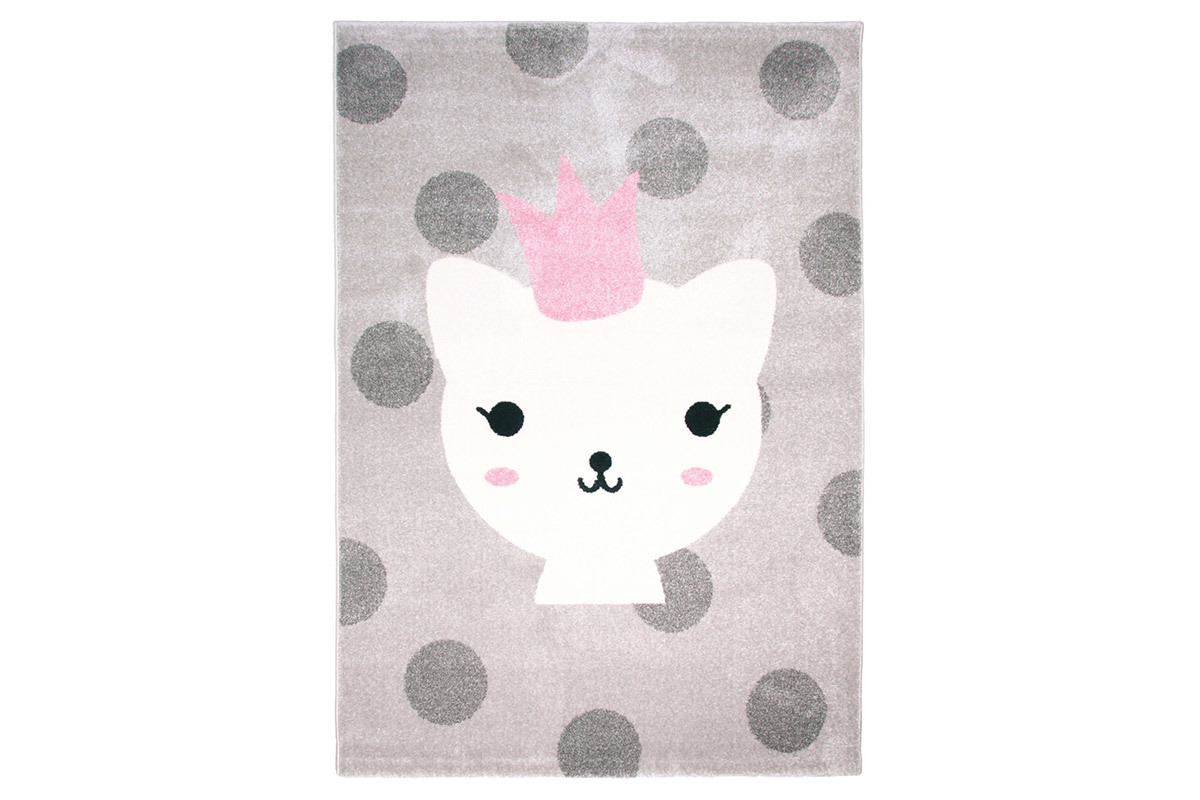 Alfombrra infantil con dibujo animal 120x170 cm POLKA
