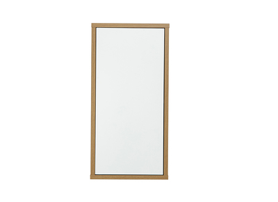 Almacenamiento mural acabado blanco y madera clara roble L30 cm FLEXO