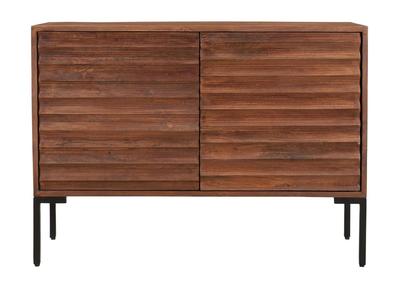 Aparador 2 puertas en mango macizo y metal ONDA