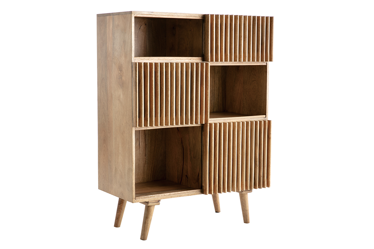 Aparador alto en mango con puertas correderas ALBA