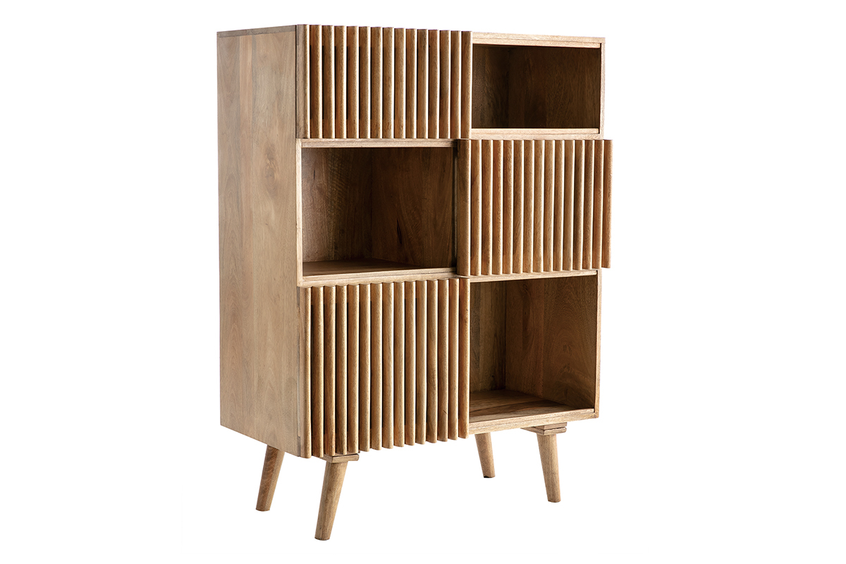 Aparador alto en mango con puertas correderas ALBA